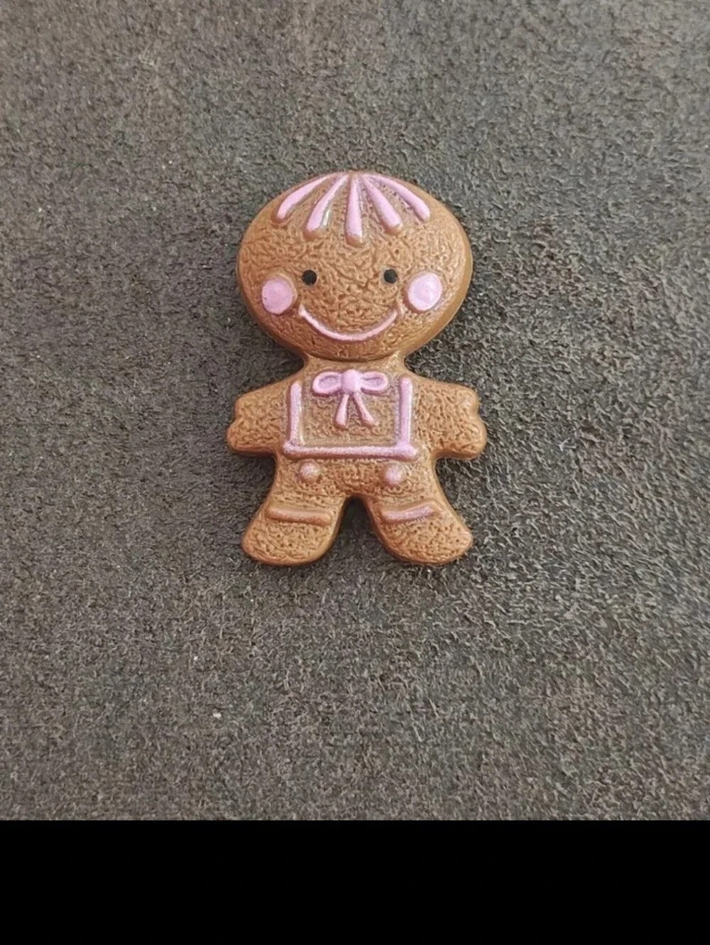 1972 Avon Gingerbread Man Pin Pal Fragrance Glacé Brooch Pin.